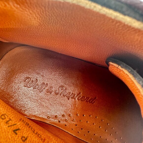 Wolf & Shepherd Men Size 10 Dark Brown Suede Plain Toe Ankle Chukka Boot - Picture 11 of 12